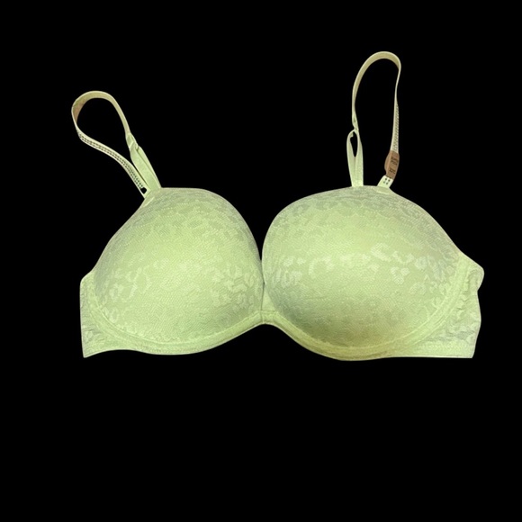 NWT Victoria's Secret Pink Wear Everywhere Super Push-Up Bra 32 C - Picture 1 of 4